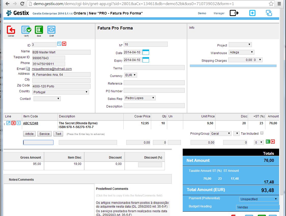 Gestix for Publishers and Bookstores